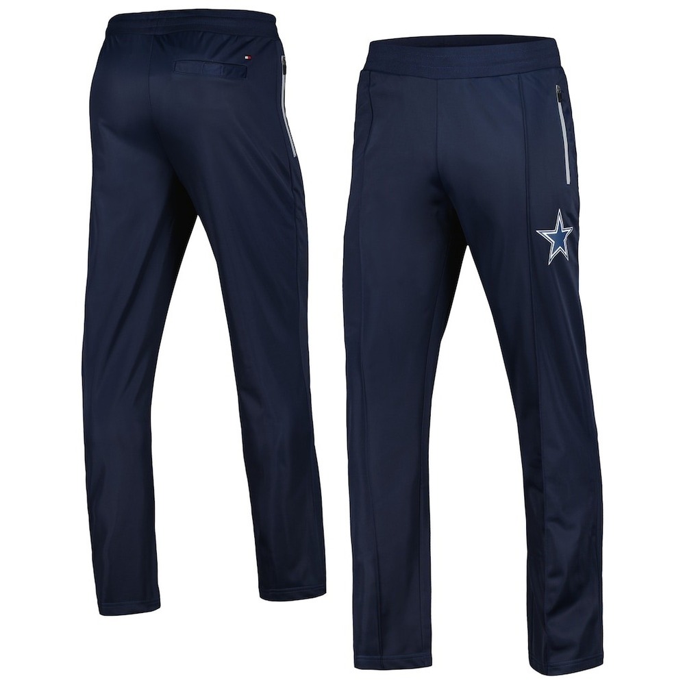 NWT Dallas Cowboys NFL Tommy Hilfiger Mens Navy Grant Track Pants Size Small
